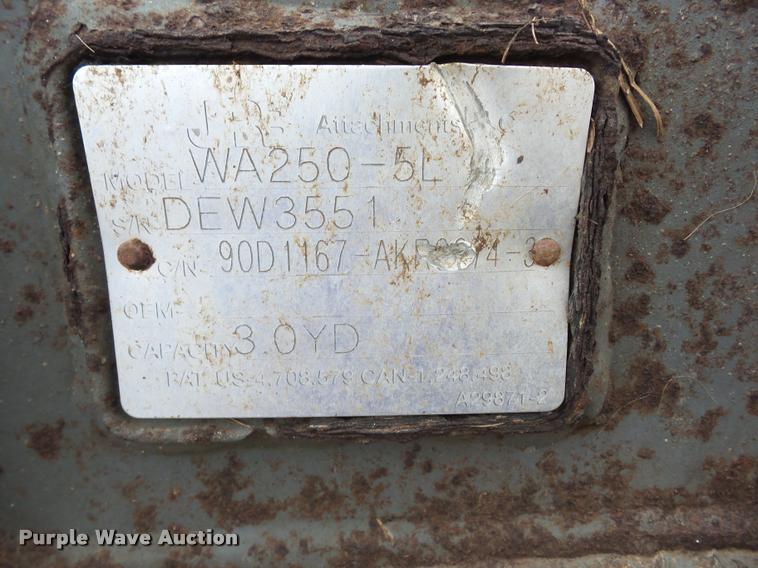 image for item J8658 Komatsu WA250-6 wheel loader