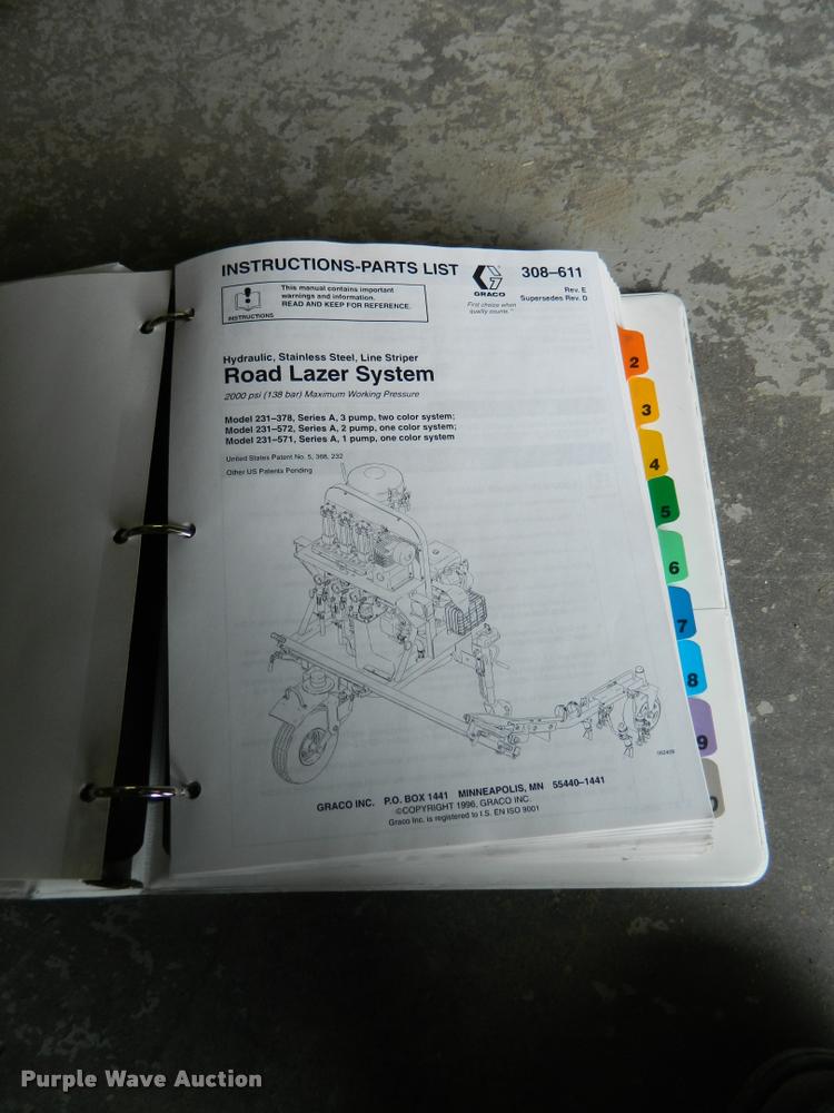 image for item K2688 2000 Graco Road Lazer Series C00A striper