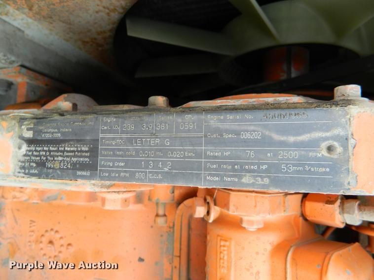 image for item K2689 1994 Waldon Sweep Master II sweeper