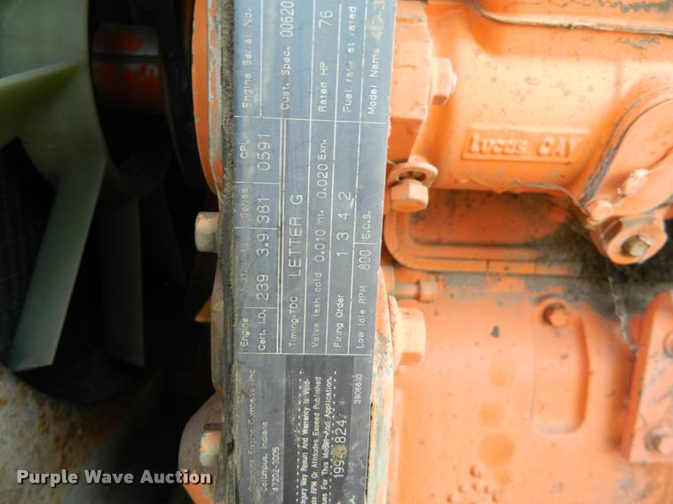 image for item K2689 1994 Waldon Sweep Master II sweeper