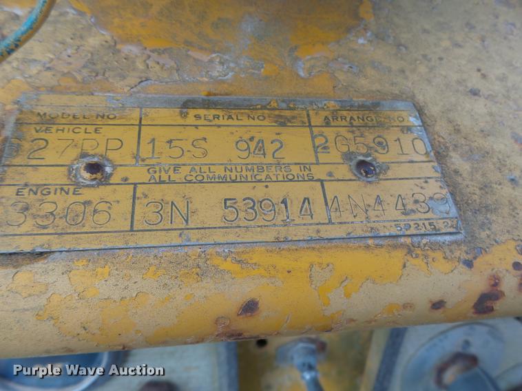 image for item K5510 1978 Caterpillar 627B scraper