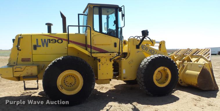 image for item L1568 2000 New Holland LW190 wheel loader