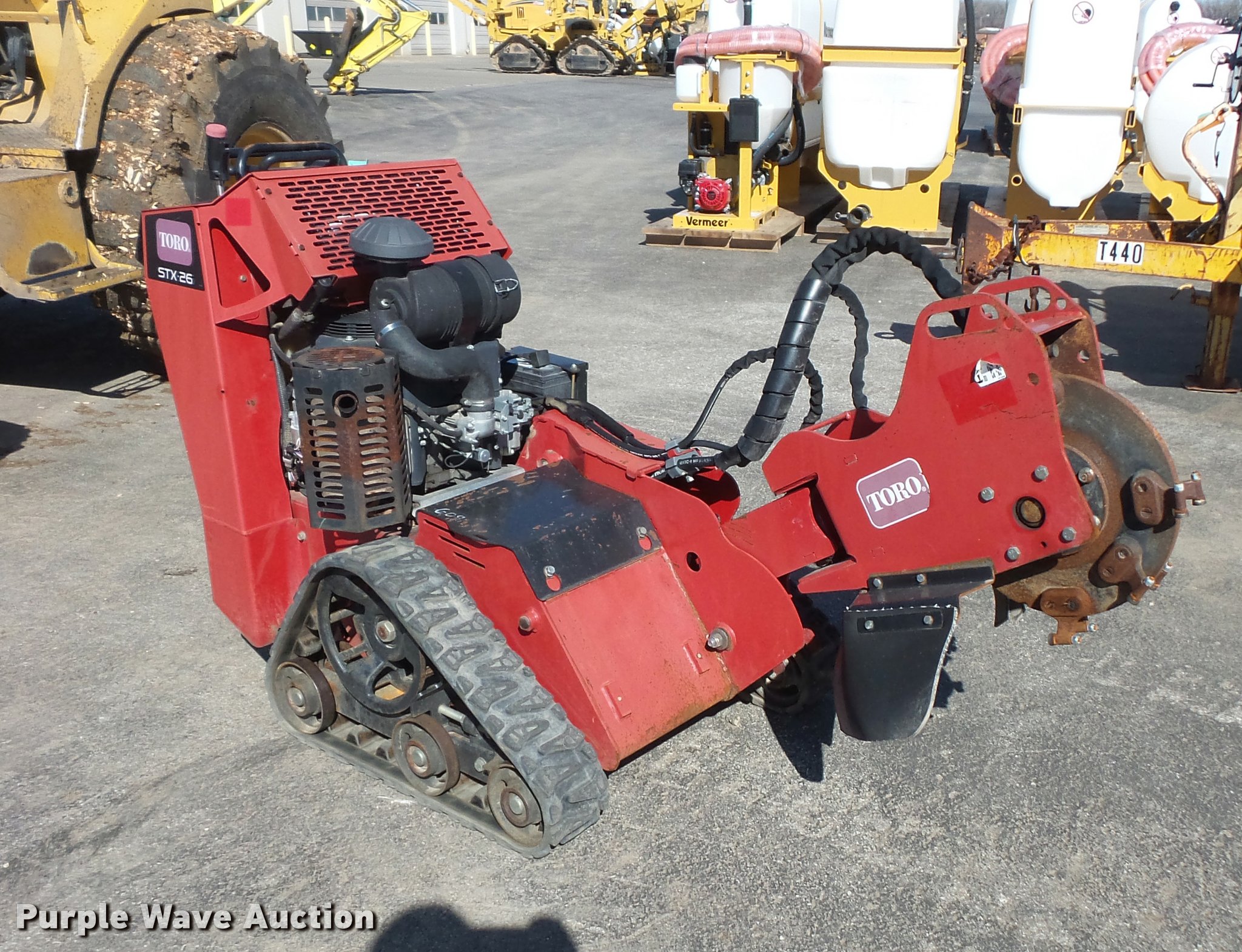Toro STX26 stump grinder in Chesterfield, MO Item DC9515 sold