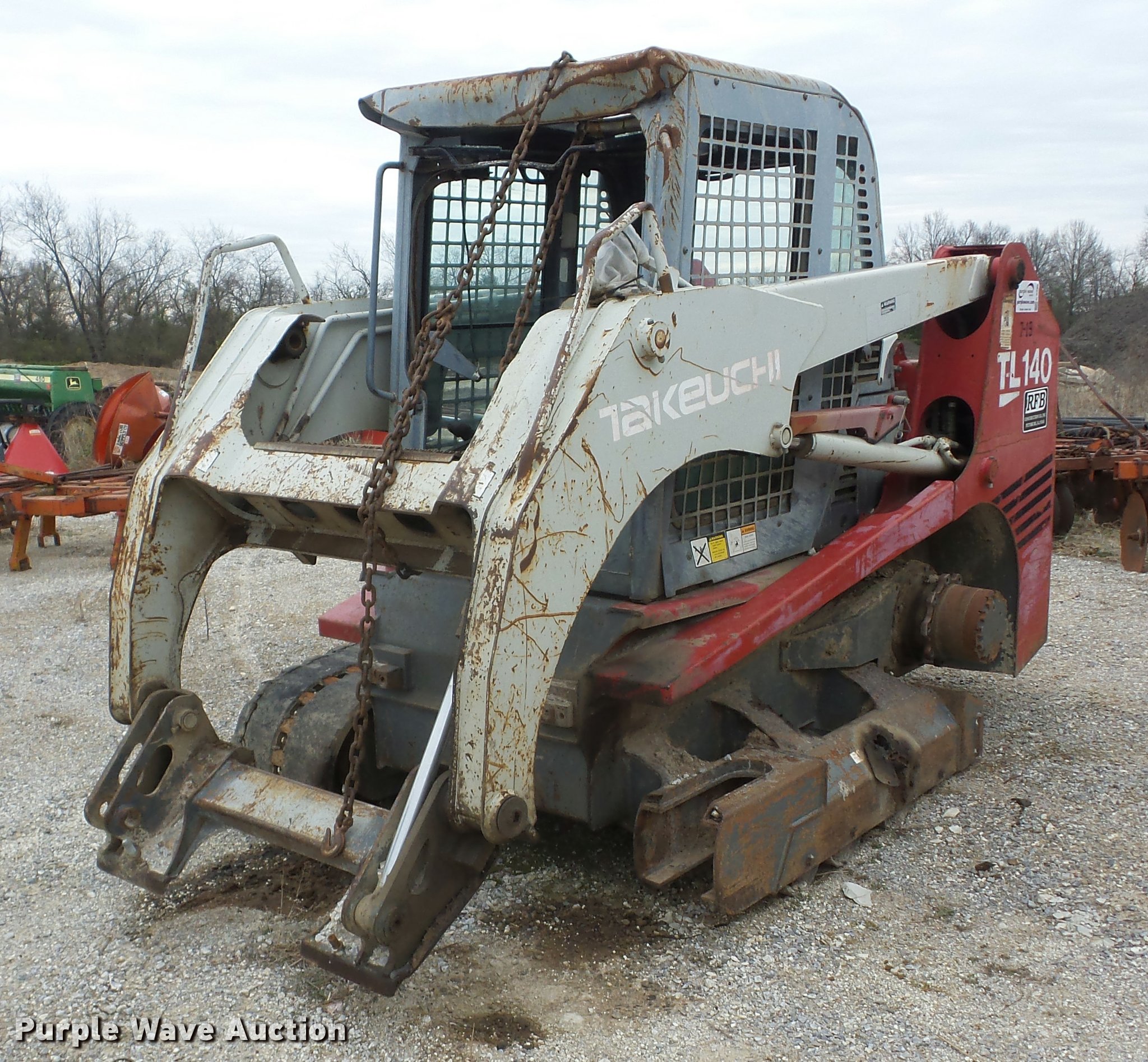 2005 Takeuchi TL140 skid steer in Pittsburg, KS Item K6489 sold