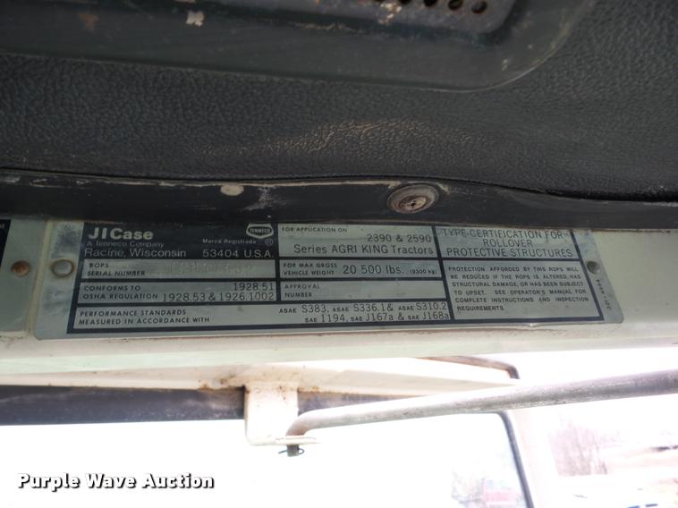 image for item AG9009 1979 Case 2590 tractor