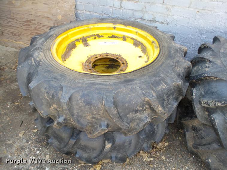 image for item AU9616 (2) Coop AgriForce 11.2-24 irrigation tires
