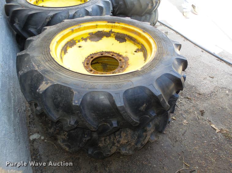 image for item AU9616 (2) Coop AgriForce 11.2-24 irrigation tires
