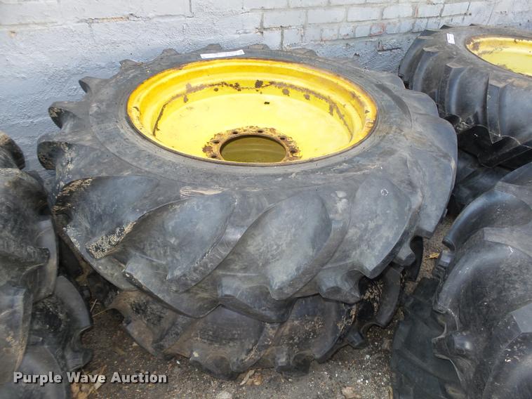 image for item AU9617 (2) American Farmer 11.2-24 irrigation tires
