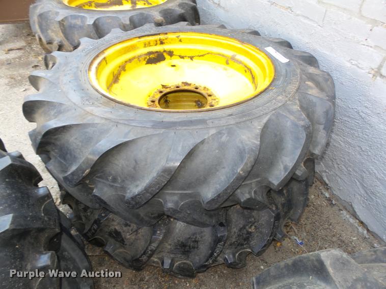 image for item AU9617 (2) American Farmer 11.2-24 irrigation tires