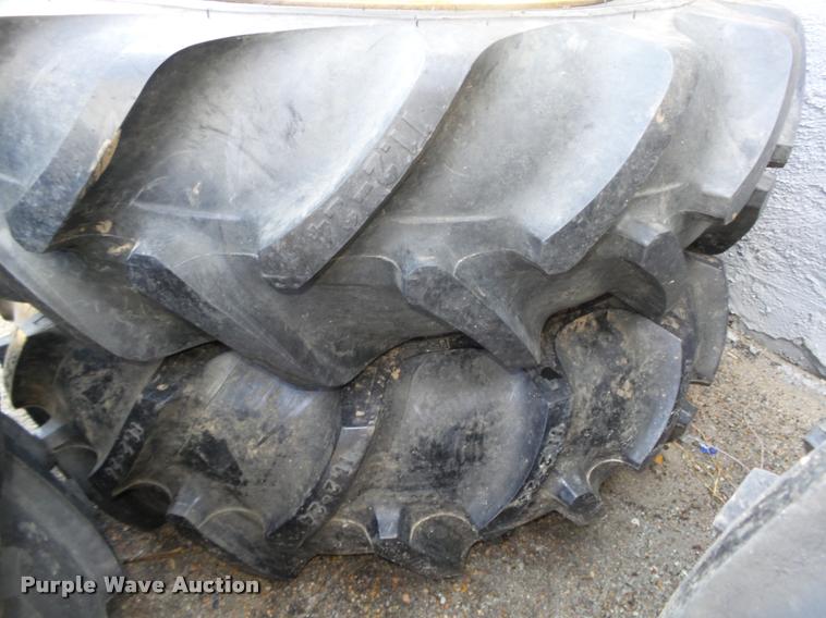 image for item AU9617 (2) American Farmer 11.2-24 irrigation tires