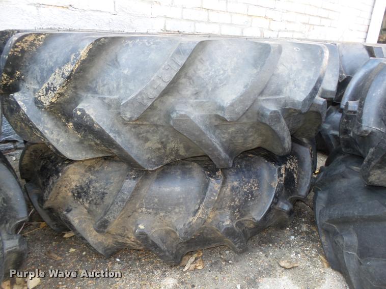 image for item AU9617 (2) American Farmer 11.2-24 irrigation tires