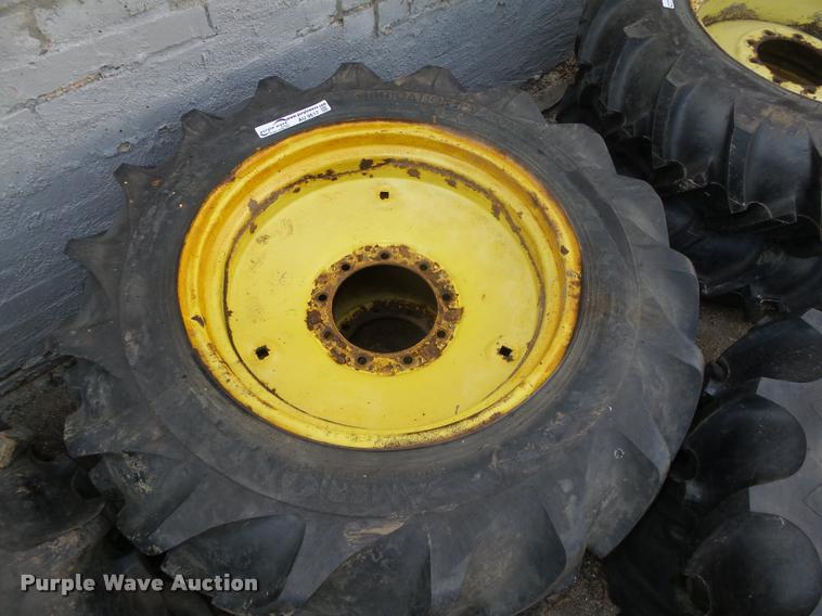 image for item AU9617 (2) American Farmer 11.2-24 irrigation tires