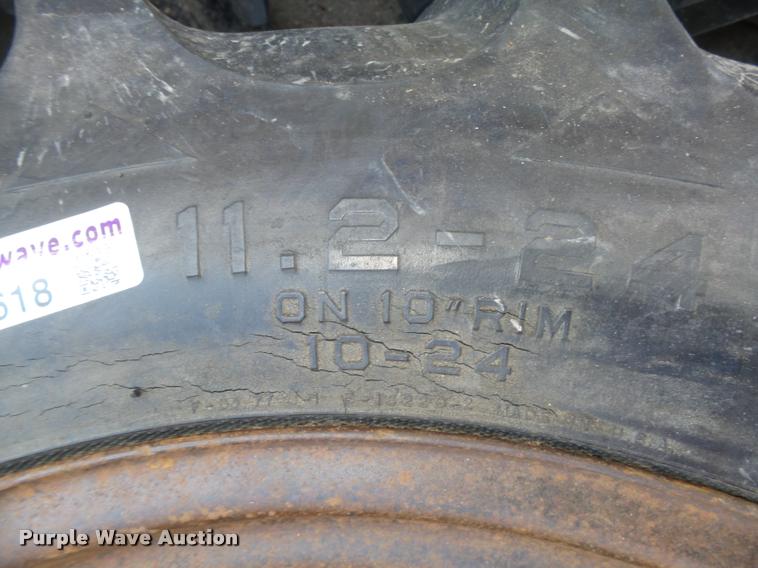 image for item AU9618 (2) Agri Irrigation 11.2-24 irrigation tires