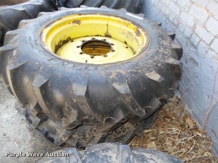 image for item AU9619 (2) Titan 11.2-24 irrigation tires