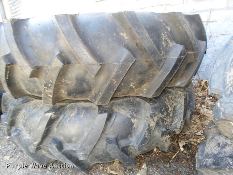 image for item AU9619 (2) Titan 11.2-24 irrigation tires
