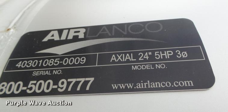 image for item AU9627 (2) Airlanco axial fan