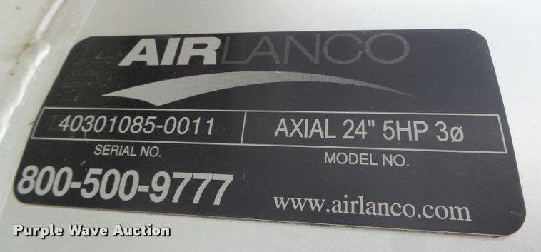image for item AU9627 (2) Airlanco axial fan