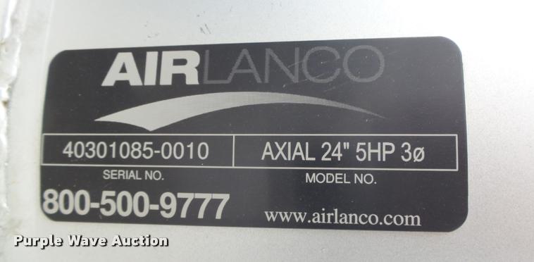 image for item AU9628 (2) Airlanco axial fan
