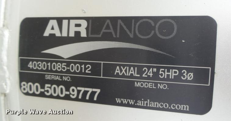 image for item AU9628 (2) Airlanco axial fan
