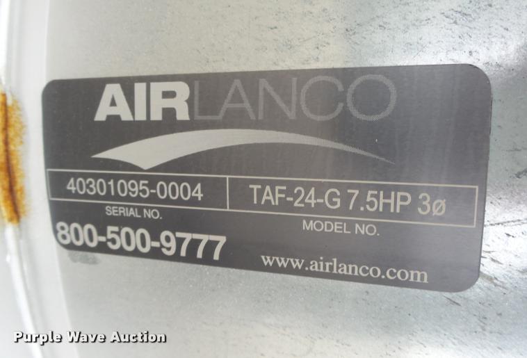 image for item AU9630 (2) Airlanco axial fan