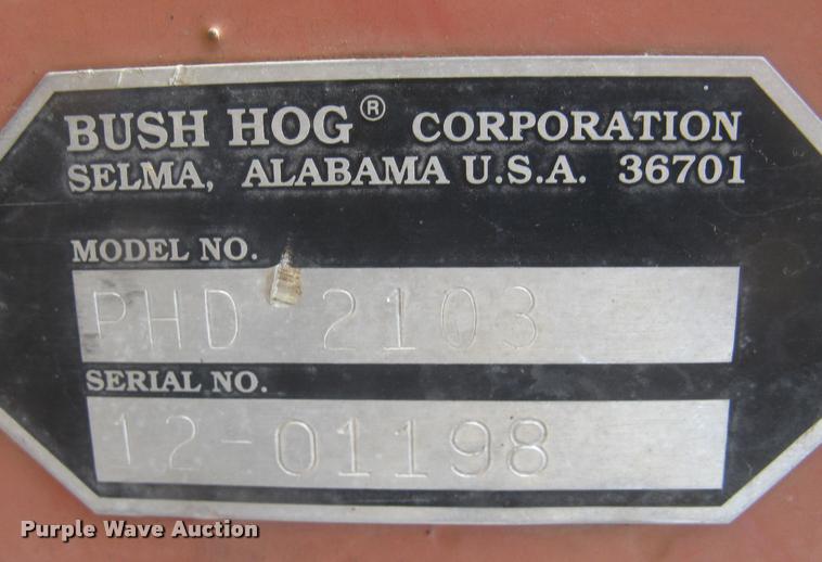 image for item AX9301 Bush Hog PHD2103 post hole auger