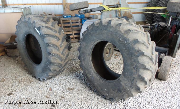 image for item BH9303 (2) Goodyear 18.4R26 tires