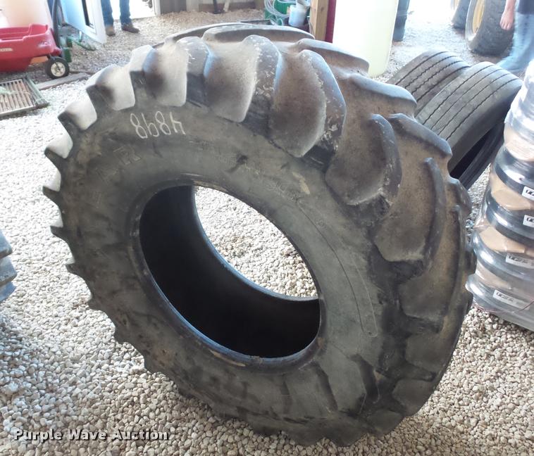 image for item BH9303 (2) Goodyear 18.4R26 tires