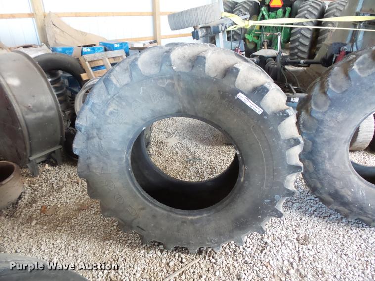 image for item BH9303 (2) Goodyear 18.4R26 tires