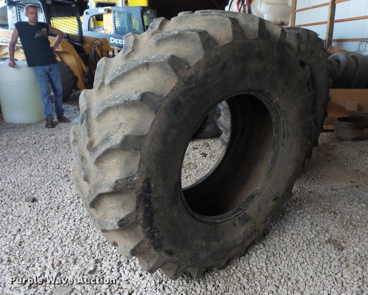 image for item BH9303 (2) Goodyear 18.4R26 tires