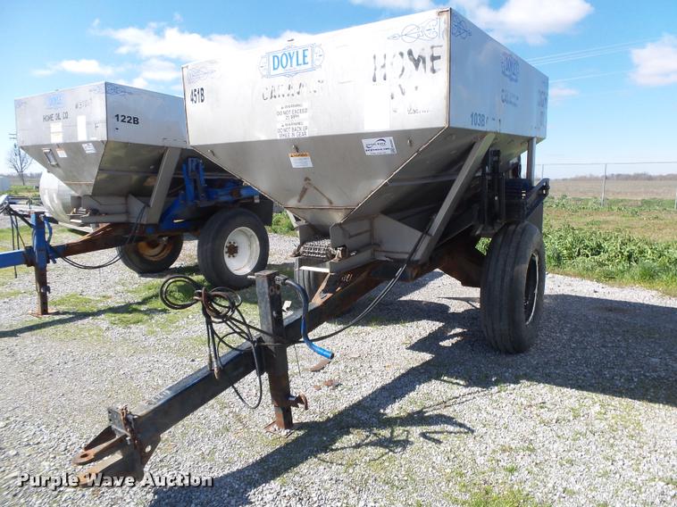 image for item DA2607 Doyle stainless steel fertilizer spreader
