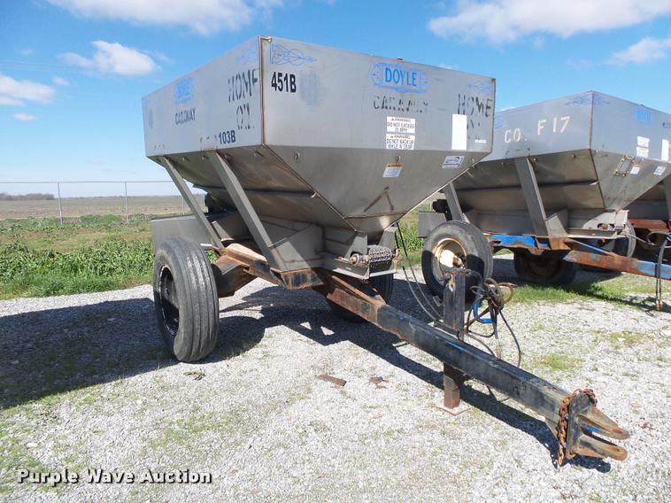 image for item DA2607 Doyle stainless steel fertilizer spreader