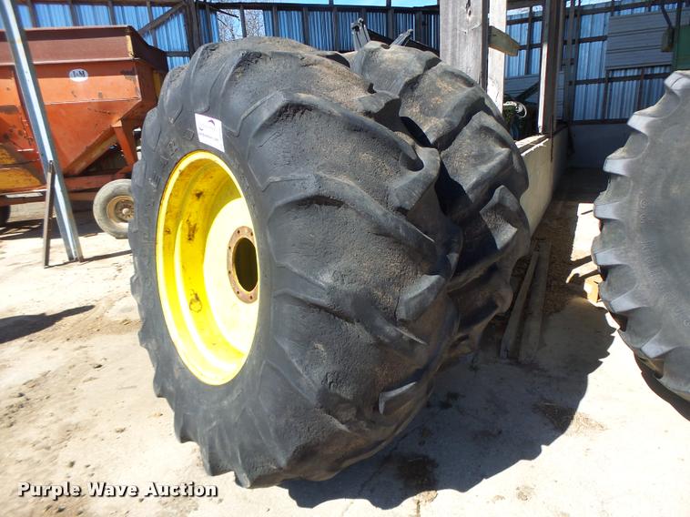 image for item DA3377 (2) Goodyear 24.5-3 tires