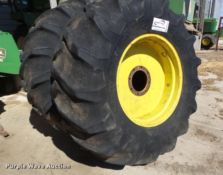 image for item DA3377 (2) Goodyear 24.5-3 tires