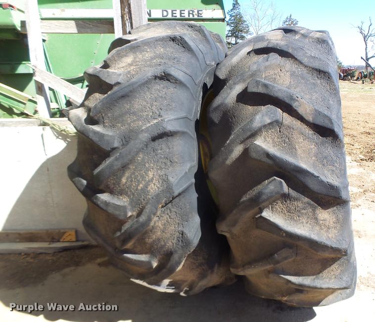 image for item DA3377 (2) Goodyear 24.5-3 tires