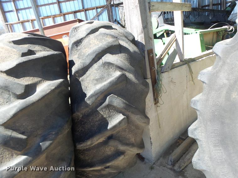 image for item DA3377 (2) Goodyear 24.5-3 tires