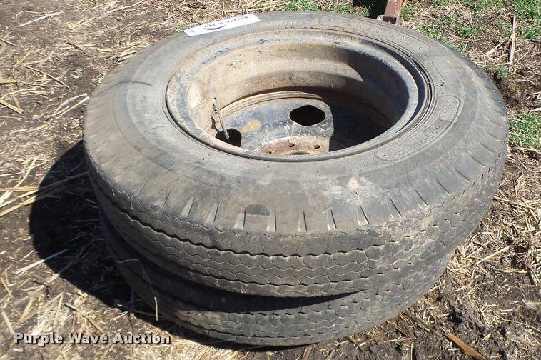 image for item DA3381 (2) Power King 8.25-20 tires