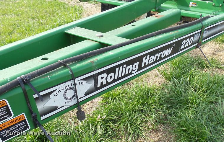 image for item DA6000 Unverferth 220 rolling harrow soil conditioner