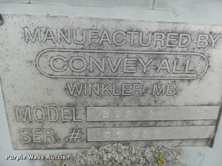 image for item DA6002 Convey All BT-240 seed tender