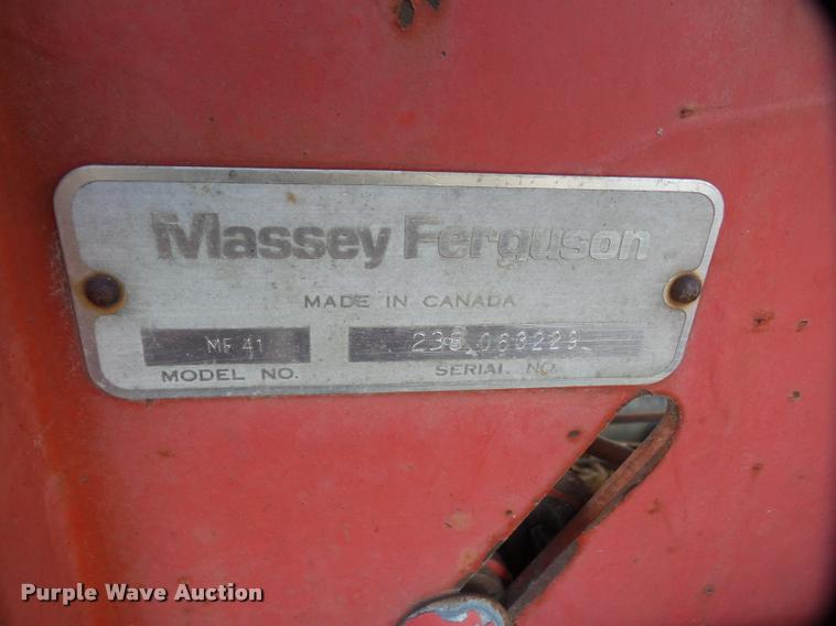 image for item DB0577 Massey-Ferguson MF41 sickle mower