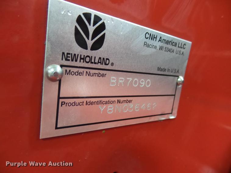 image for item DB0596 2008 New Holland BR7090 round baler
