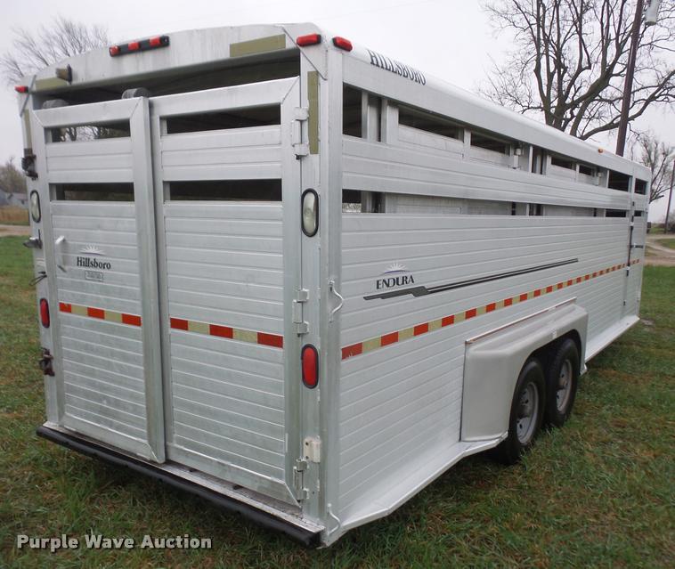 image for item DB0602 1999 Hillsboro Endura livestock trailer