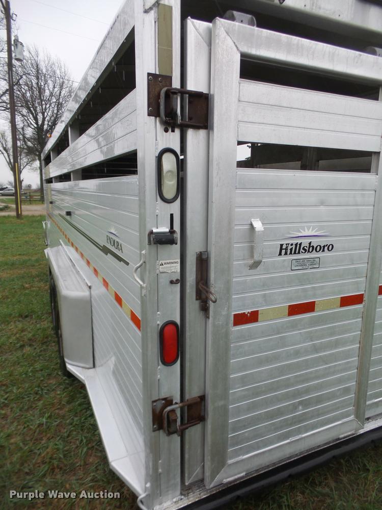 image for item DB0602 1999 Hillsboro Endura livestock trailer