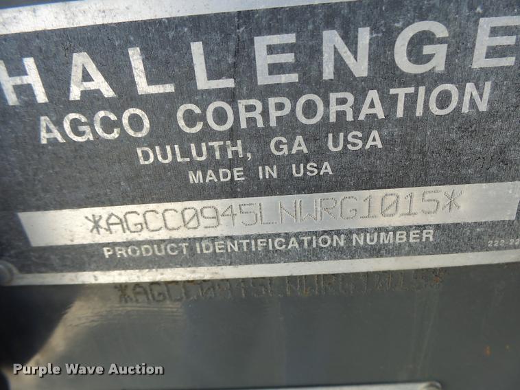 image for item DB1294 2011 Challenger MT945C 4WD tractor