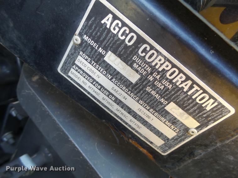 image for item DB1294 2011 Challenger MT945C 4WD tractor