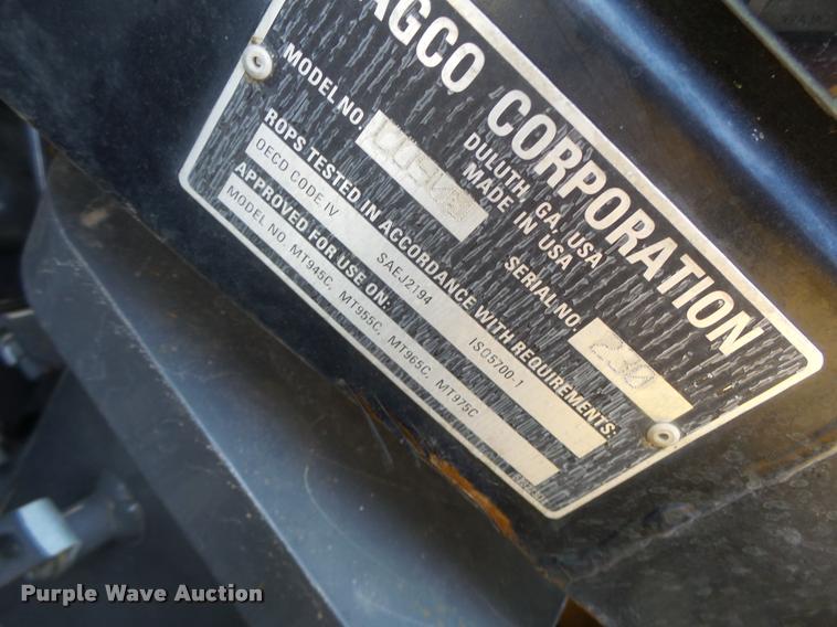 image for item DB1294 2011 Challenger MT945C 4WD tractor