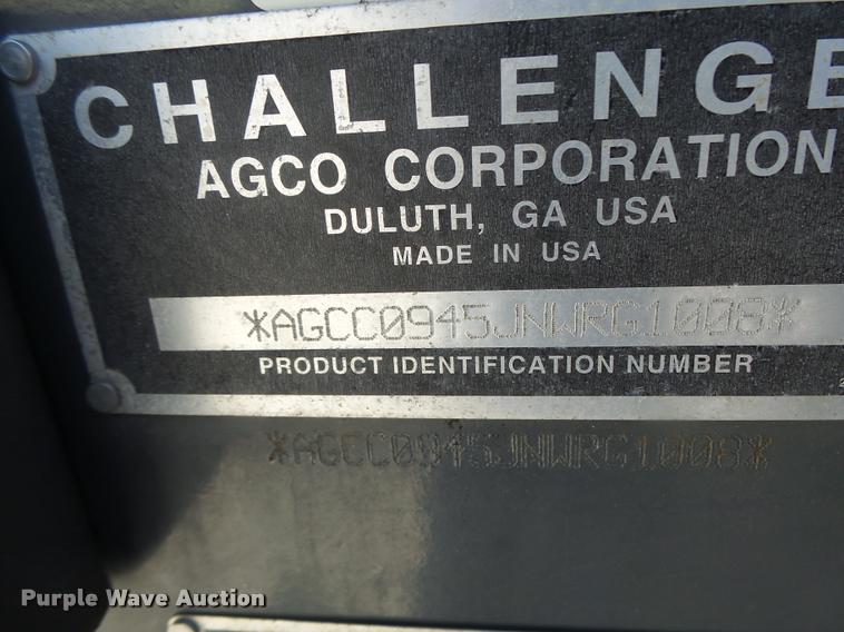 image for item DB1295 2011 Challenger MT945C 4WD tractor