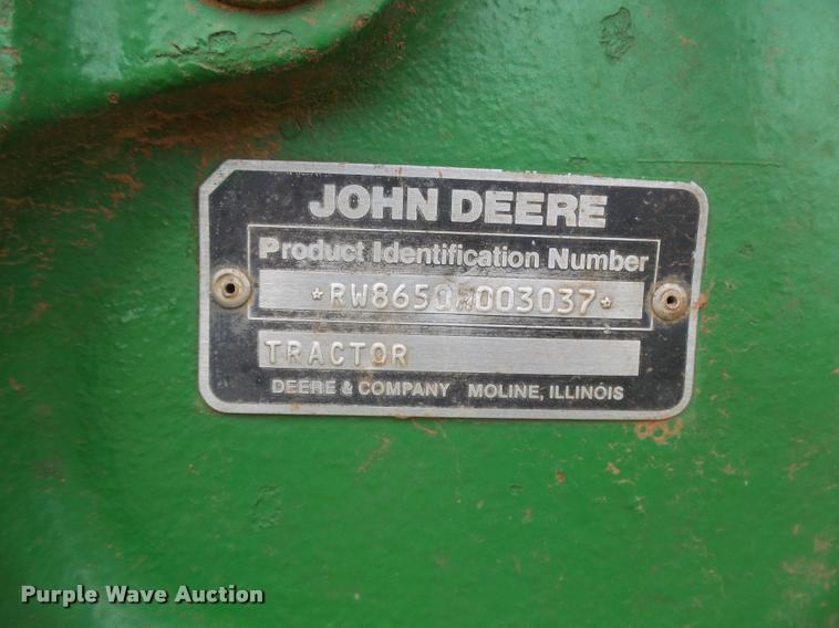 image for item DB1993 1983 John Deere 8650 4WD tractor