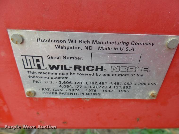 image for item DB2497 Wil-Rich 6600 disk ripper