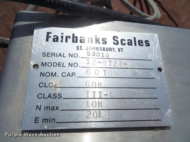 image for item DC9173 Fairbanks digital scale with platform