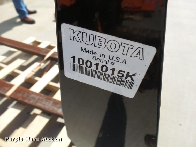 image for item DG9638 Kubota pallet forks